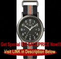 Timex Men's T2N892KW Weekender Black and Orange Watch FOR SALE