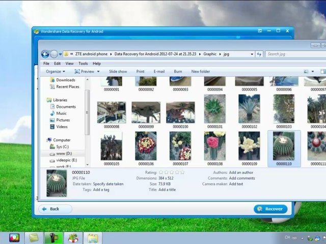 Data Recovery for Android device