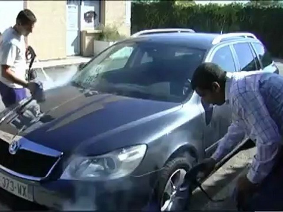 Lavage auto a la vapeur avec Diamond Steam Premium by STARC