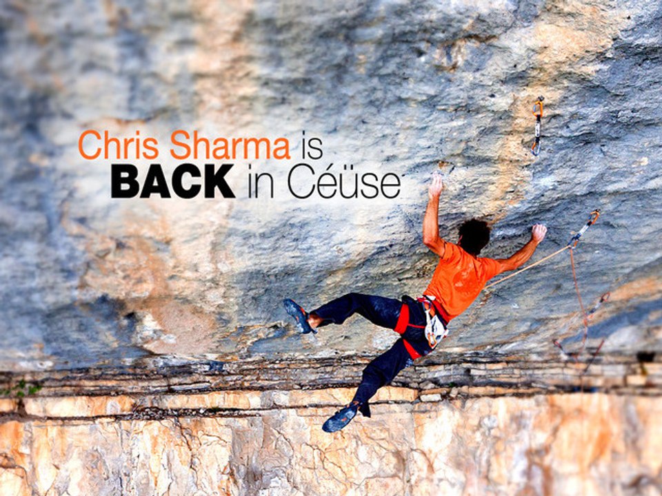 Chris Sharma - BACK in Céüse - Sport climbing and bolting in France