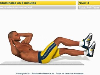 Abdominales en 8 minutos - Nivel 3 - P4P Music