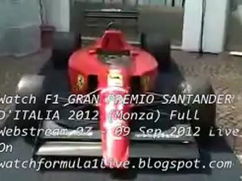 F1 SANTANDER D'ITALIA 2012 (Monza) Online Sep 2012
