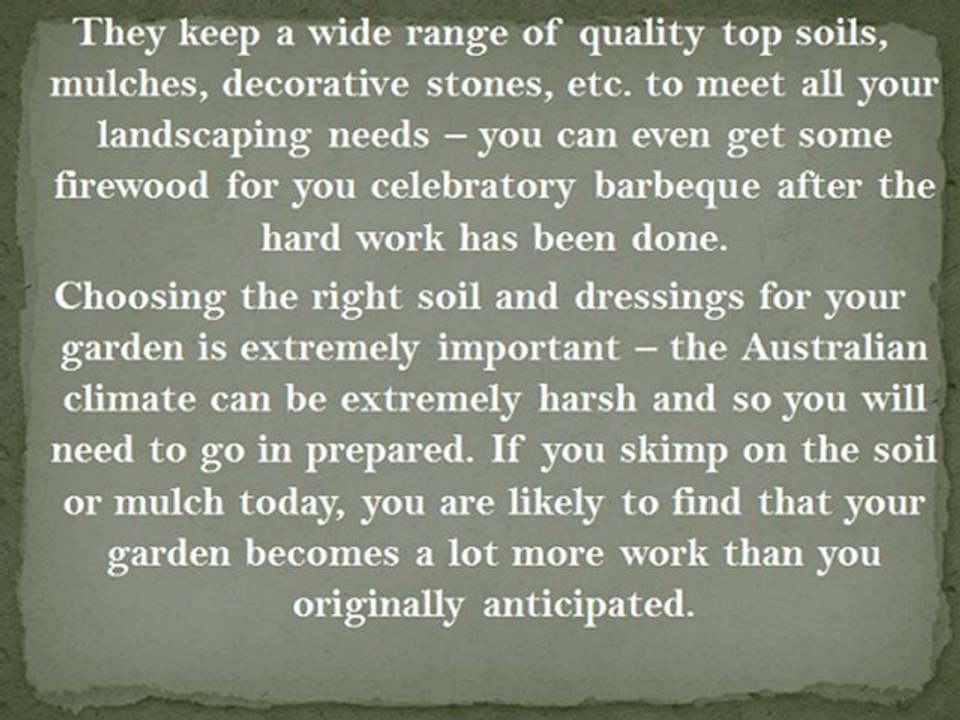 Changing the Landscape