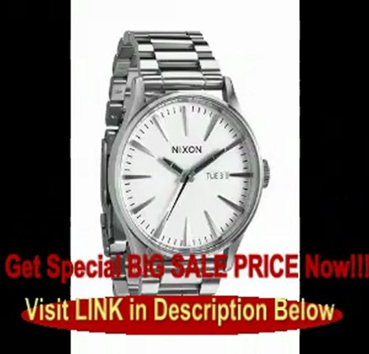 Nixon Sentry SS Watch White, One Size