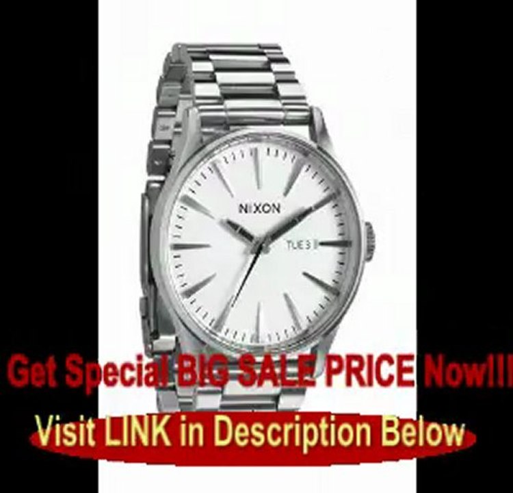 BEST BUY Nixon Sentry SS Watch White, One Size