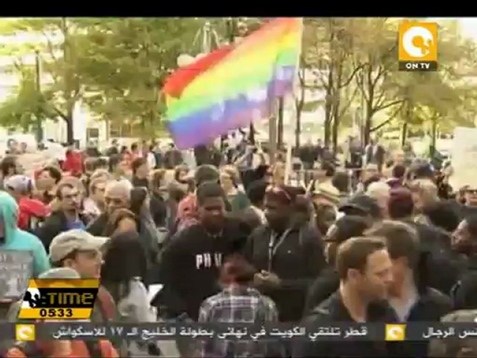 تواصل المظاهرات في أمريكا #OccupyWallStreet