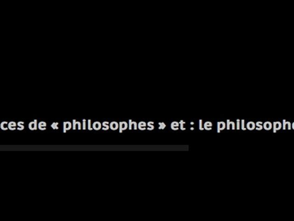 philosophie artiste
