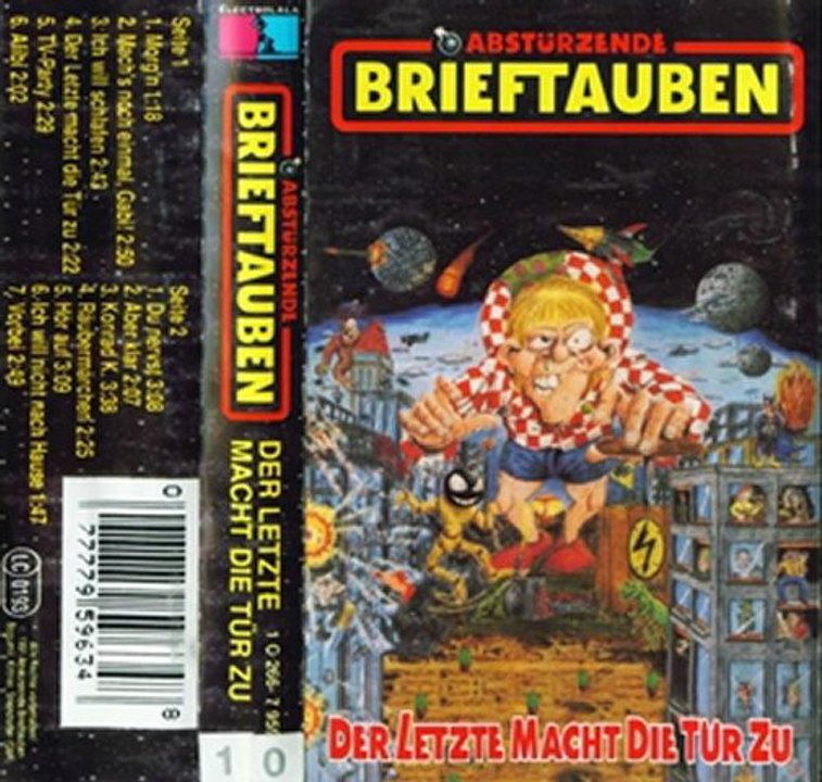 Abstürzende Brieftauben Der letzte macht die Tür zu