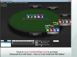 Kazor PLO Poker Free Sample Instructional Teaching