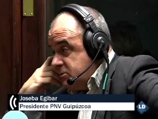 Egibar pide a Zapatero decisiones para la estabilidad y normalidad del País Vasco