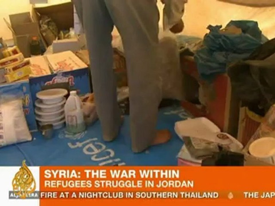 Syrian refugees try to adapt in Jordan camps