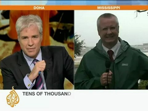 Hurricane Isaac brings heavy rains as it approaches landfall in Louisiana