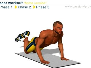 Cwiczenia trening na klatke piersiowa