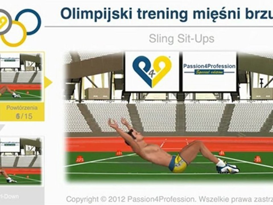 Olimpijski trening mięśni brzucha - Specjalna edycja na Olimpiadę 2012