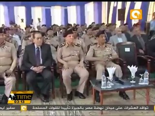 المشير طنطاوى يفتتح مشروع تطوير ميادين الشهيد