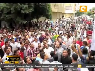 مظاهرات لعمال السيراميك بالسويس