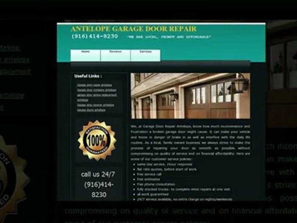 garage door repair antelope