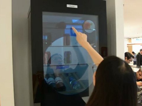 Frigo Interactif Haier à écran transparent IFA 2012