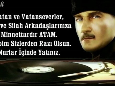 Atatürk`e Hitaben ♪♪♪ Şahane Gözler Şahane ♪♪♪ Vedia Rıza Hanım