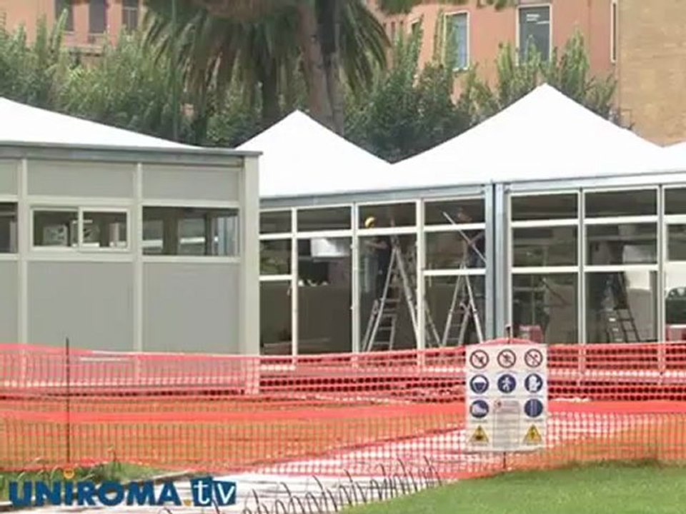 Alla Sapienza lezioni sul "pratone"