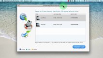 5. Recover iPhone 4 Messages from iTunes on Mac