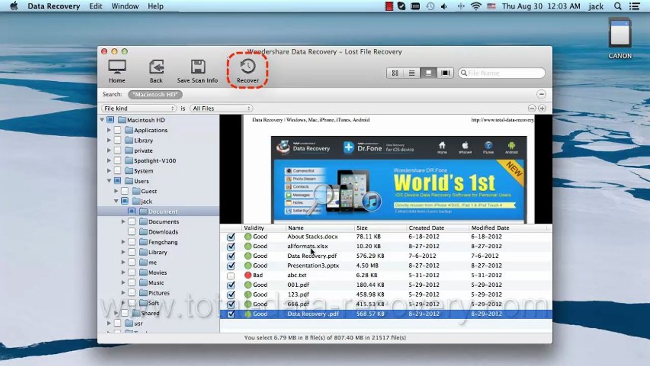 25. Recover Deleted Documents on Mac