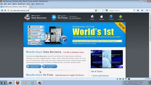 26. Recover Lost Files and Folders from Lost, Deleted, Resized or Damaged Partition