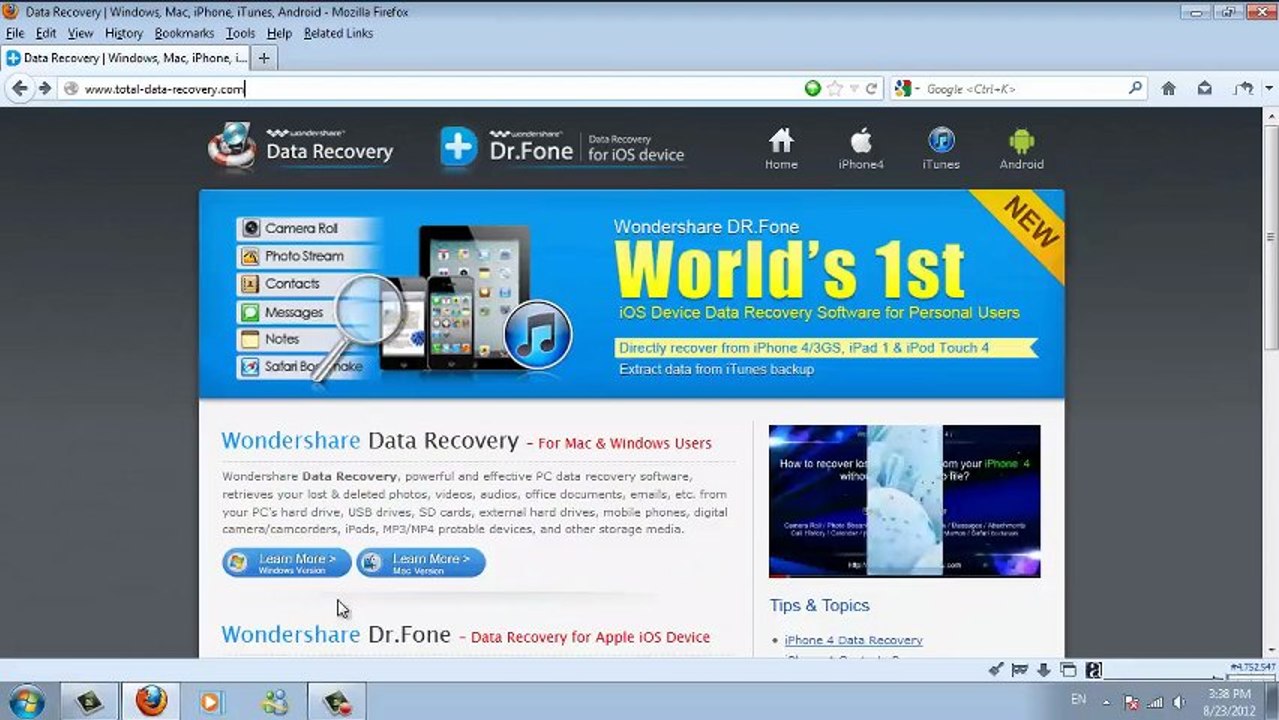 26. Recover Lost Files and Folders from Lost, Deleted, Resized or Damaged Partition