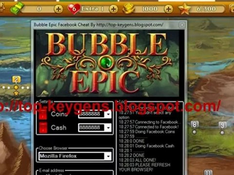 Bubble Epic Facebook Hack * FREE Download September 2012 Update