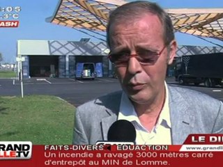 Après l'incendie, le MIN s'organise (Lomme)