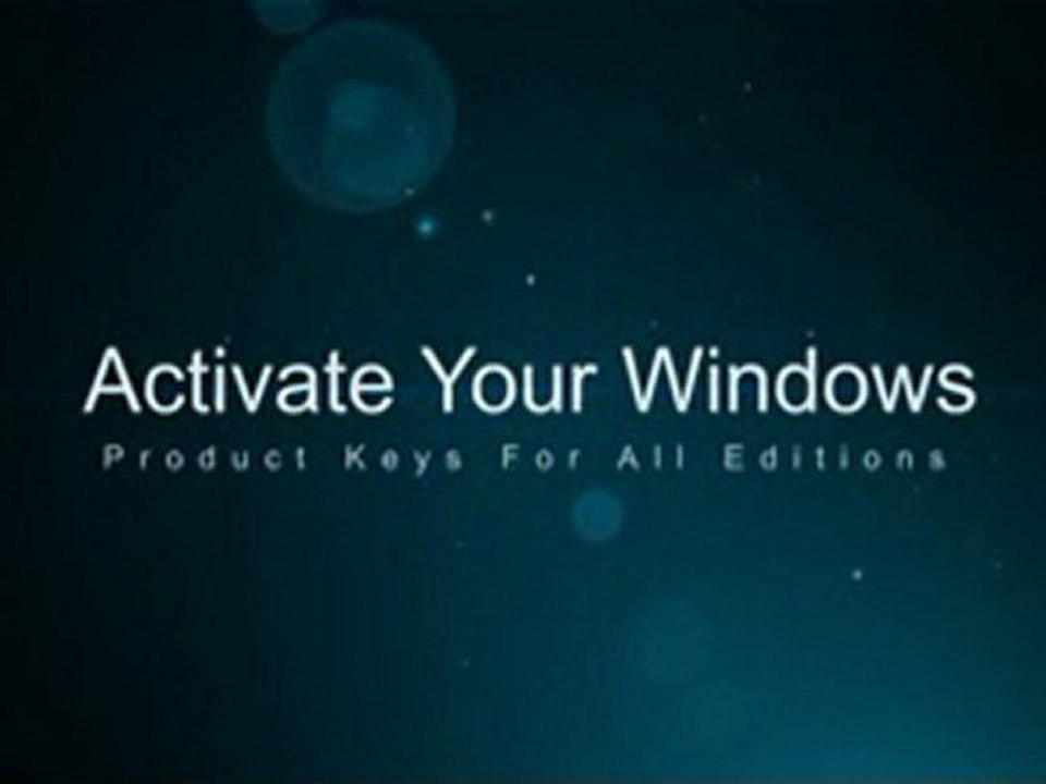 Windows 8 Product / Serial / Activation Key
