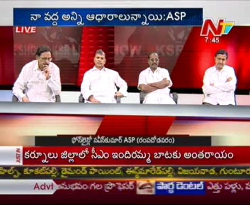 Live Show with KSR-Vasudeva Deekshitulu-Cong N.Tulasi Reddy-TDP Rajendra Prasad-01