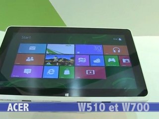 IFA 2012 : Acer Iconia Tab W510 et W700