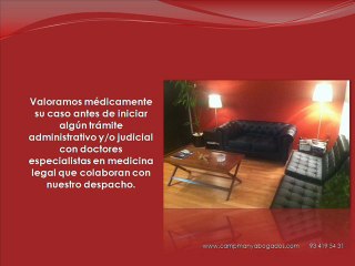 Abogados Barcelona Incacidad. Pensiones de Invalidez. Incapacidad Parcial. AbogadosCampmany