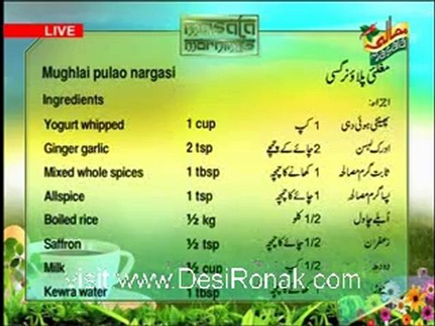 Masala Morning by Hum tv - 5th September 2012 part 3