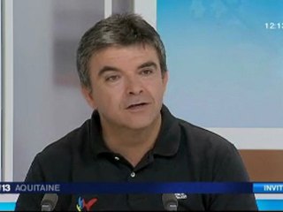 Dominique Nadalie, président du Comité Handisport d'Aquitaine, invité du 12/13