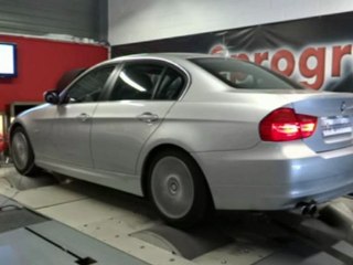 ::: o2programmation ::: Reprogrammation moteur BMW 325d 2011 204ch BVA  Reprog' "bingo" @306ch  test dyno