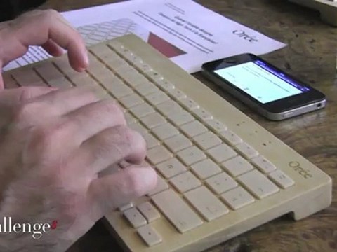 Orée : un clavier en bois massif 100% bobo