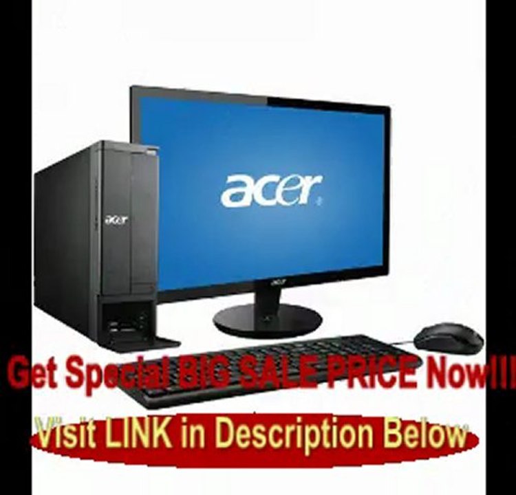 BEST BUY Acer X1 AX1430G-WU30P AMD E-450 Dual-Core 1.65GHz 4GB 1TB 21.5 Win7 (Black)