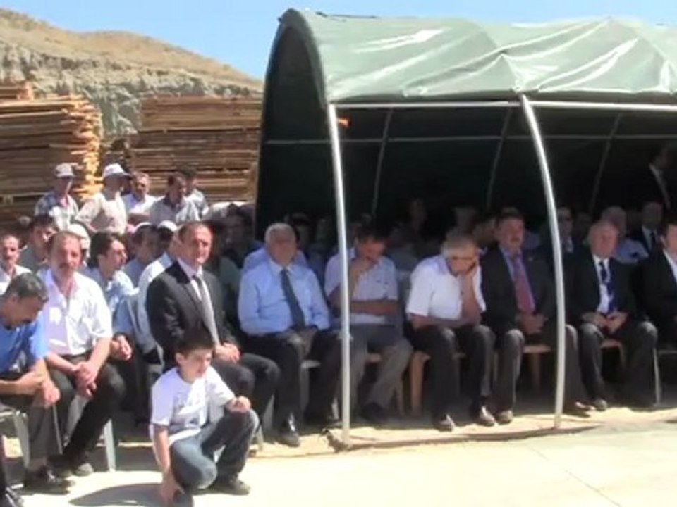 TOSYA OSB'DE FABRİKA TEMELLERİ ATILDI (1)