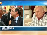 Le sociologue Edgar Morin dénonce « l’immobilisme » de François Hollande