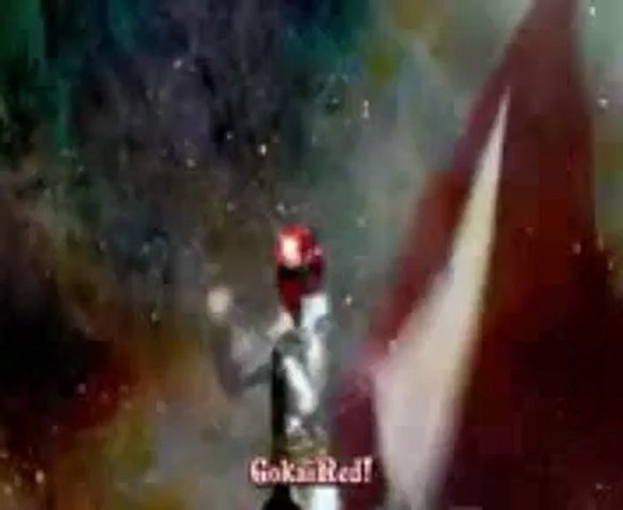 GokaiSiRed henshin and roll call