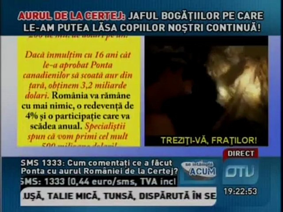 Se Intimpla Acum-Rosia Montana 5 Sentembrie 2012