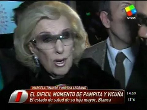 Pronto.com.ar Marcela Tinayre y Mirtha sobre Blanca