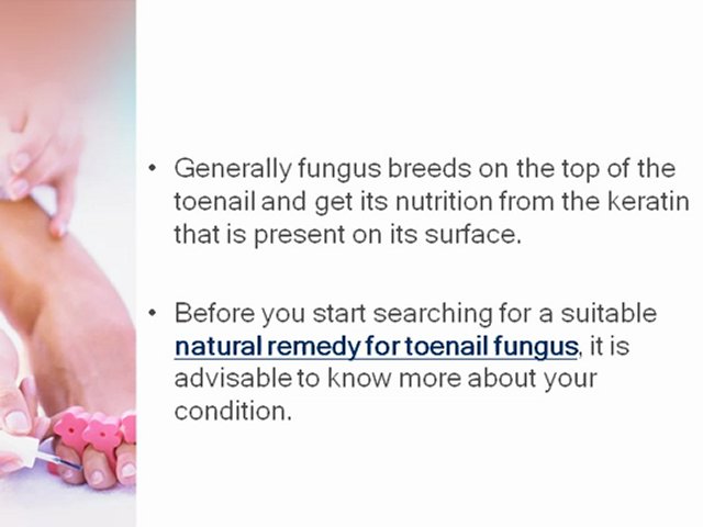 Natural Remedy for Toenail Fungus