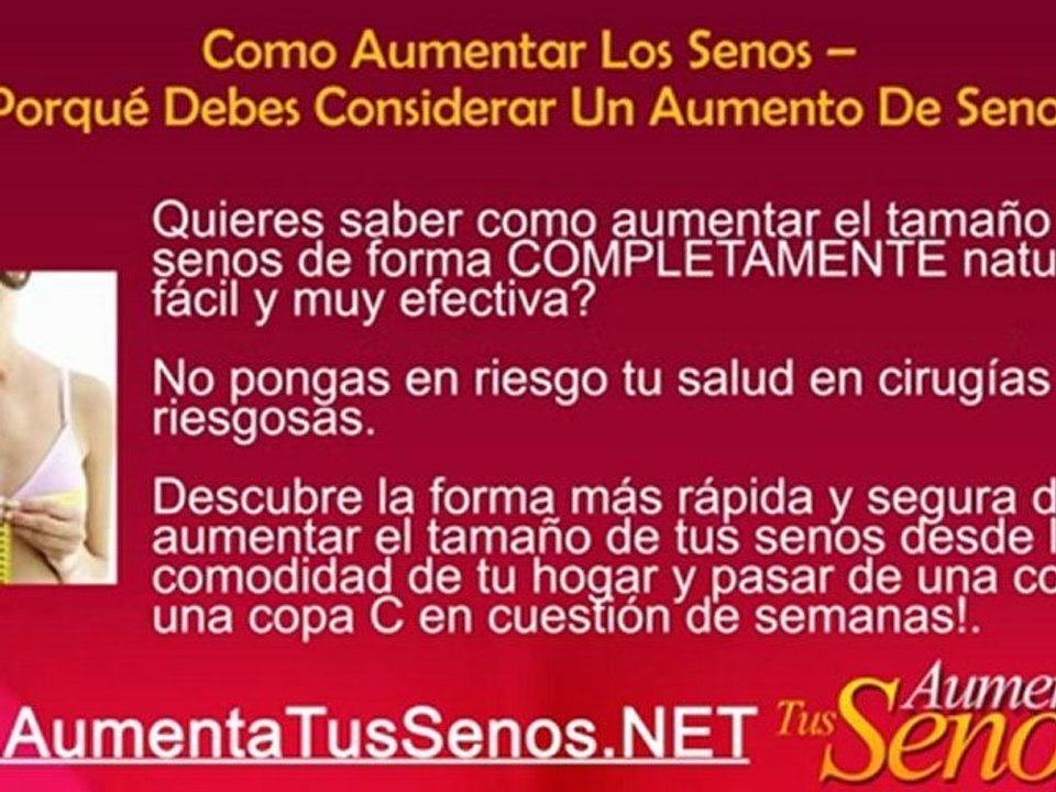 aumentar el busto sin cirugia - como hacer crecer mis senos