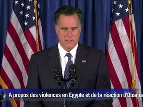 USA: Romney attaque Obama sur sa réaction aux émeutes en Egypte