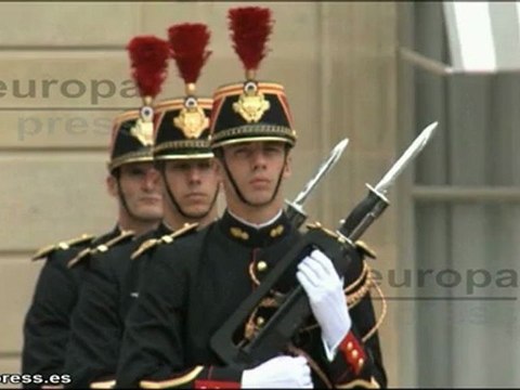 François Hollande recibe a Herman Van Rompuy