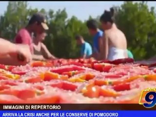 Arriva la crisi anche per le conserve di pomodoro