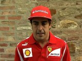 Ferrari: Intervista a Fernando Alonso alla vigilia del GP di Italia 2012